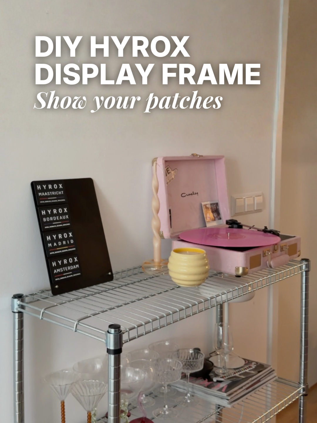 DIY HYROX Display Frame