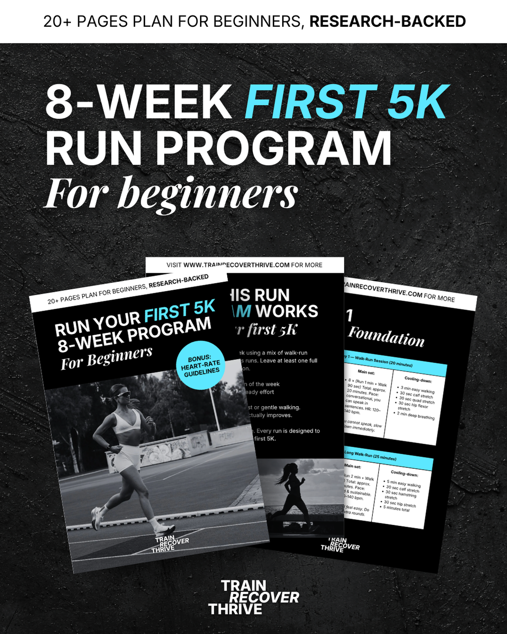 8-Week First 5K Run program for beginners