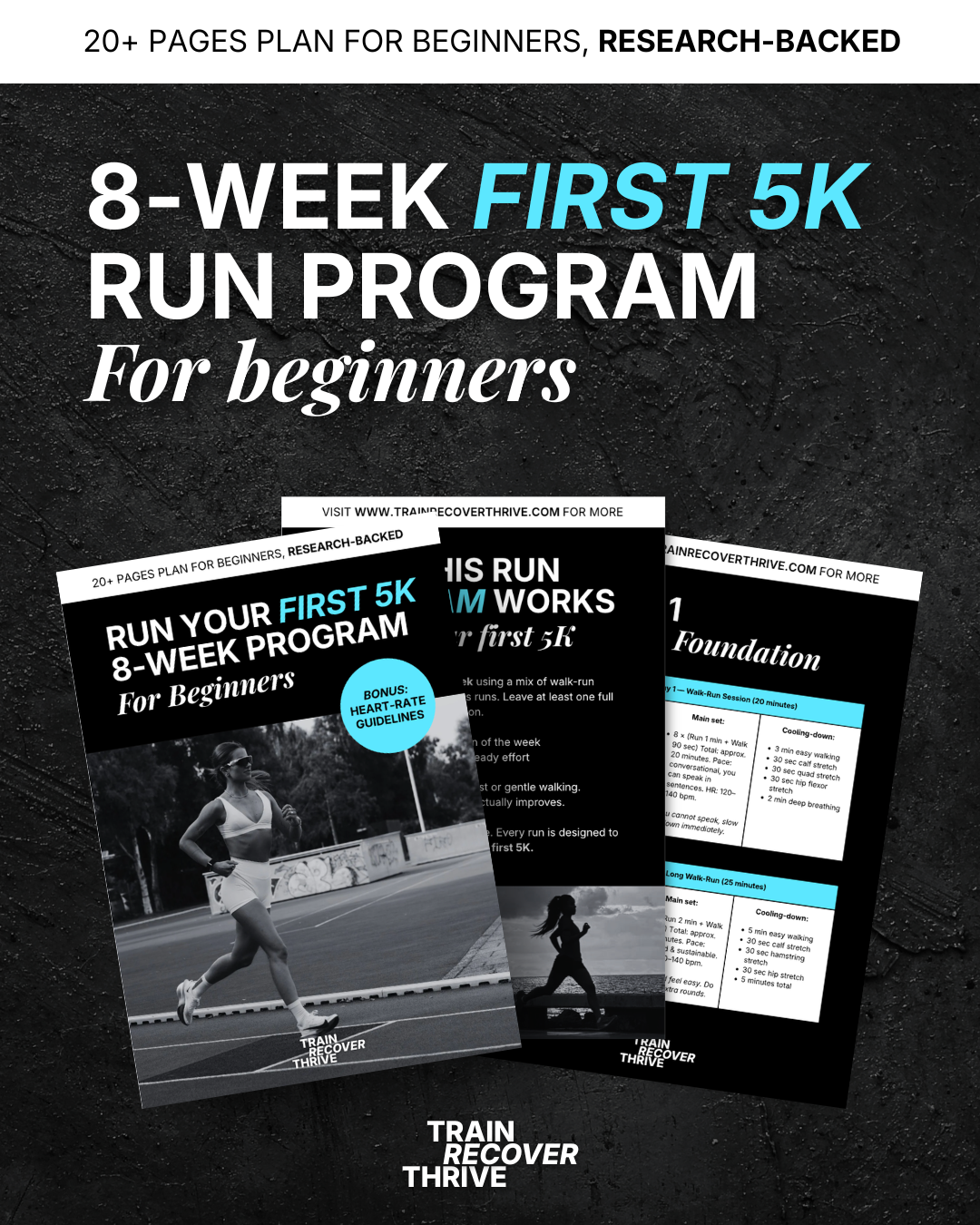 8-Week First 5K Run program for beginners