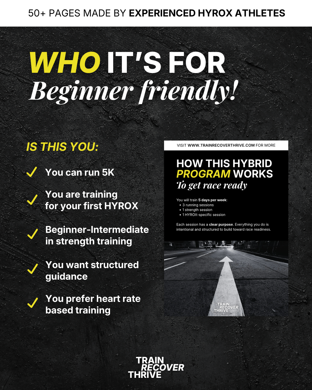 Full 12-Week HYROX program for beginners