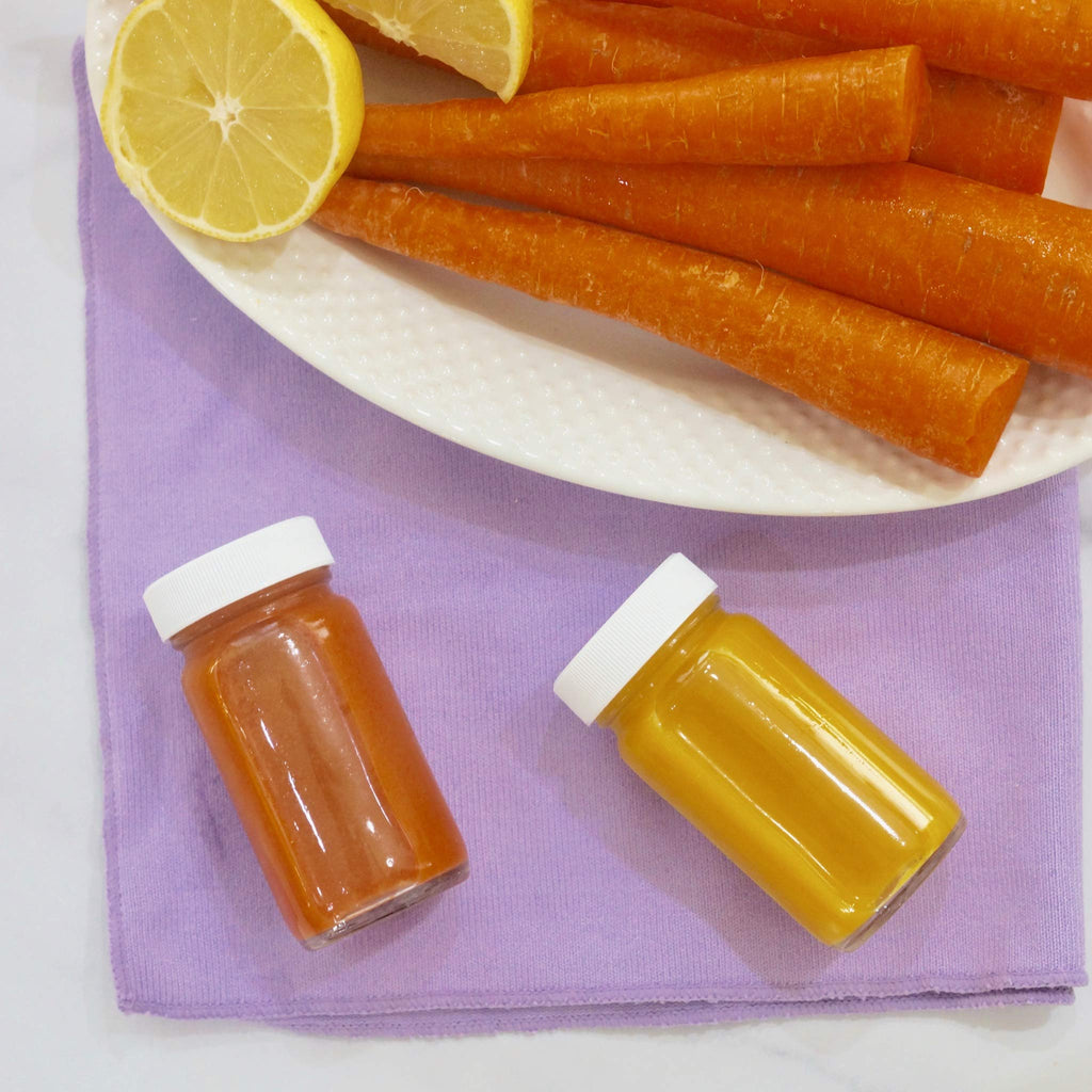 Juice Shot Bottles with Caps
