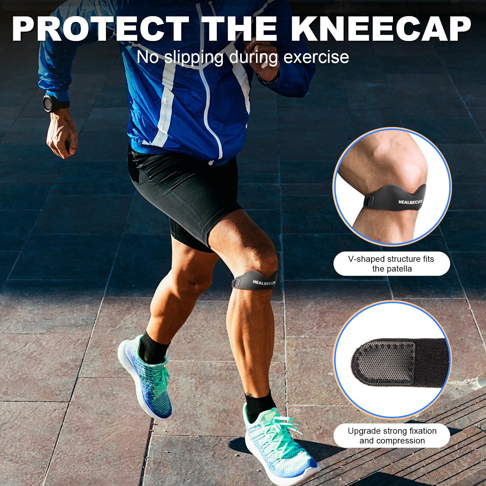 Silicone Patellar Tendon Support Strap